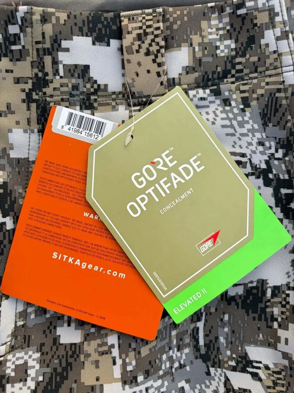 Sitka Gear Equinox Pant Gore Optifade Elevated II 38R